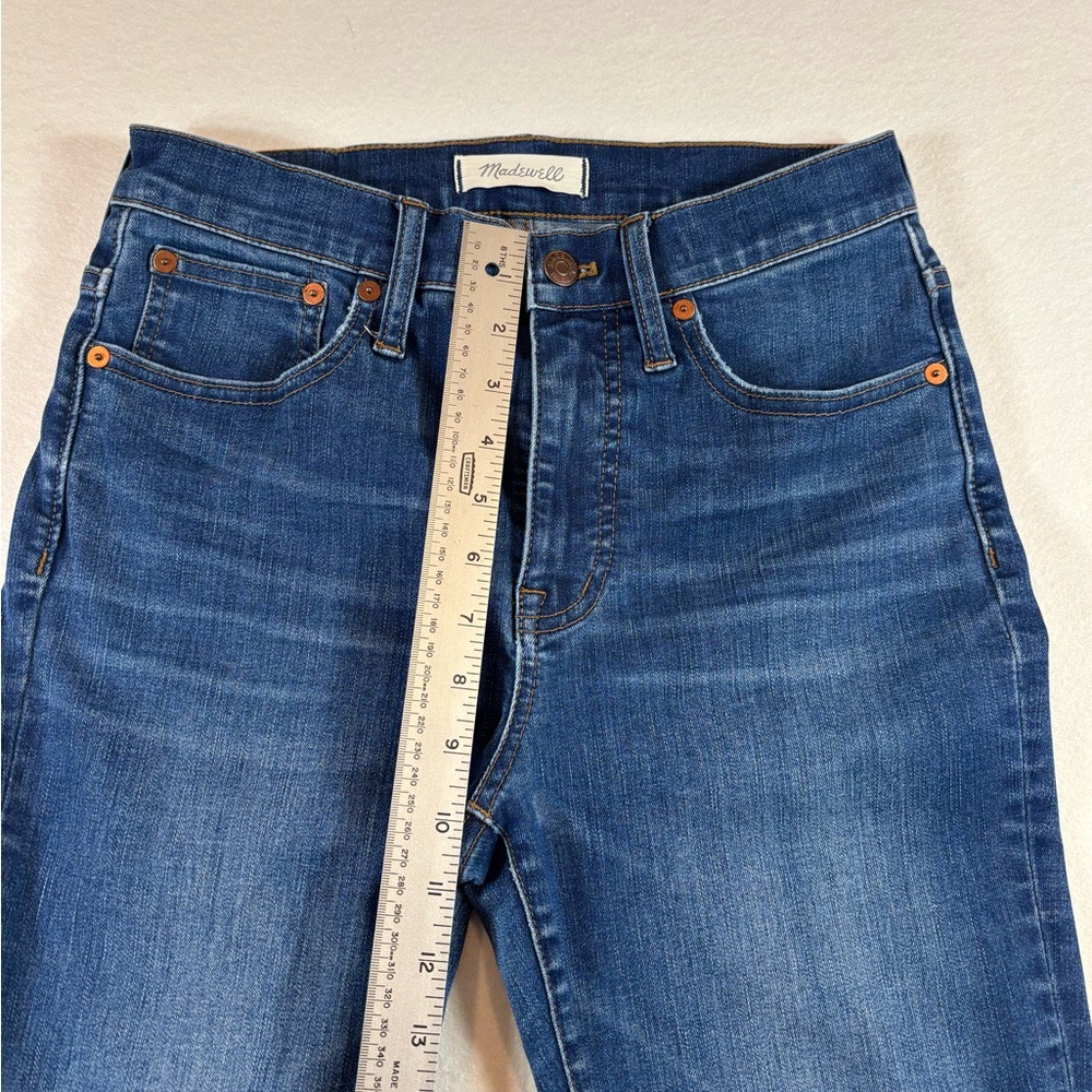 Madewell Women's Straight Leg Blue Jeans Size 26 - Picture 6 of 10